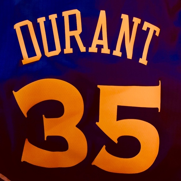 ADIDAS KEVIN DURANT SWINGMAN JERSEY ROYAL/GOLD XL - Picture 5 of 13